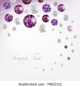 abstract background with diamonds