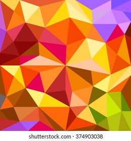 Abstract background of different color figures. Template for a text