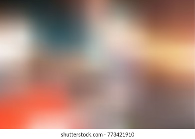 Abstract background of different colors. Yellow, orange, green and coffee color spots on the mesh background