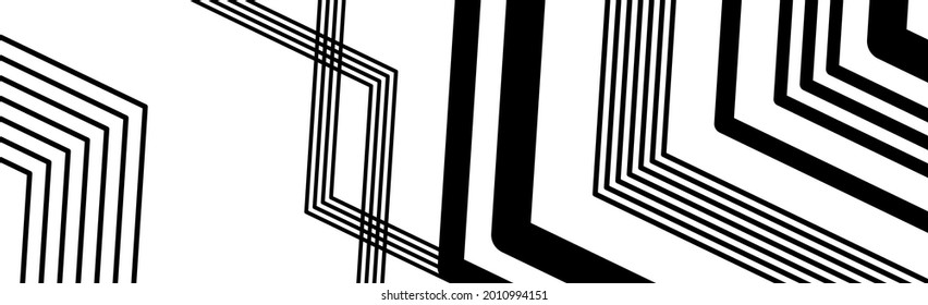 Abstract background with different geometric shapes - illustration