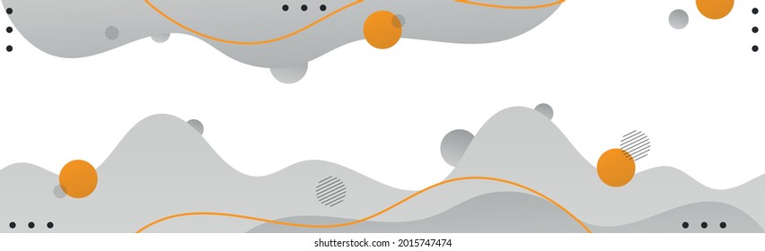 Abstract background with different geometric shapes