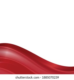Abstract background different red with white waves illustration
