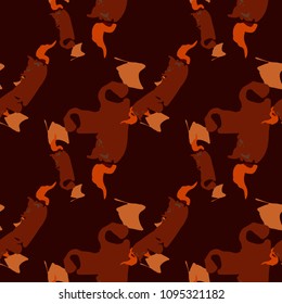 Abstract background in different shades of red as UFO camouflage. Seamless repeat bright pattern usable as unusual urban camo, wallpaper, backdrop or for print for textile or wrapping paper