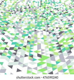 Abstract background in different shapes. The distortion of space. Geometric figures.