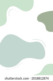 fondo abstracto con diferentes formas. Ilustración vectorial de estilo minimalista.