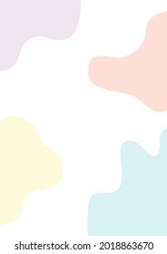 abstract background with different shapes. Minimalistic style vector illustration.