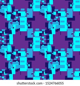abstract background with different squares blue color