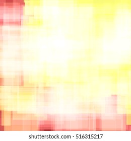 Abstract background from different squares. Shades of yellow. Bright colors.