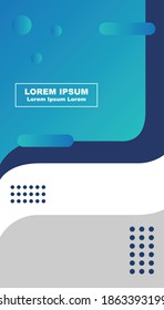 abstract background Digital business marketing social media post template story