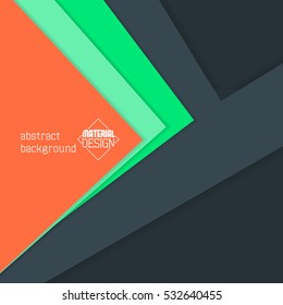 Abstract background digital design, material design template