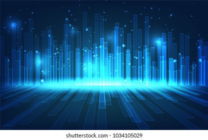 abstract background of digital element design. Concept for cyber space for future digital technology. it can be use for data and network business management. vector illustration
