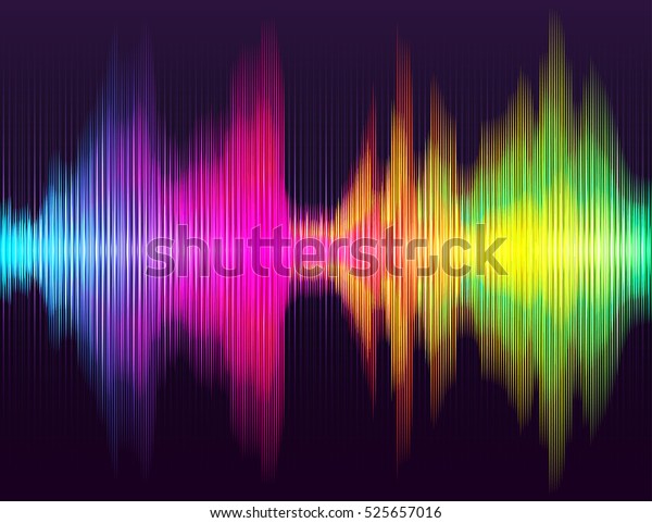 Abstract Background Digital Energy Sound Music Stock Vector (Royalty ...