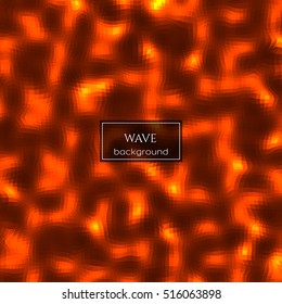 Abstract background. Digital smoke, fluids. Mosaic pattern. Elegant background for design in science, electronic music theme.