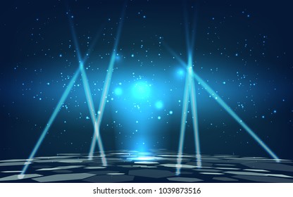 abstract background of digital stage display. Concept for cyber security for future digital technology. it can be use for data and network business management. vector illustration