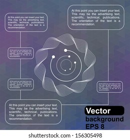 Abstract background of digital technologies 