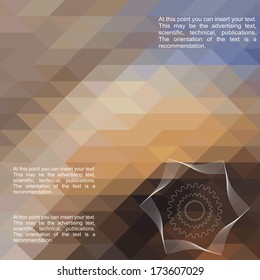 Abstract background of digital technologies