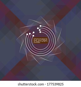 Abstract background of digital technologies 