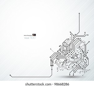 Abstract background of digital technologies