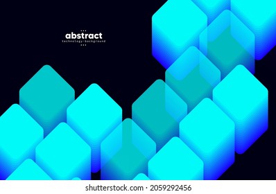 Abstract background digital technology, big data techno design concept  wallpaper, vector eps
