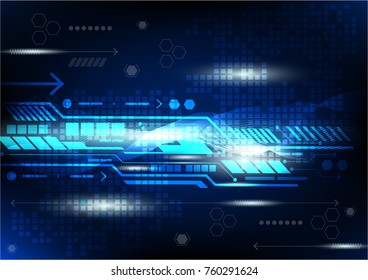 Abstract background digital and technology for business concept, vector illustration