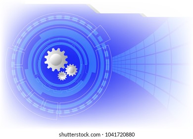 abstract background for digital technology, cyber and security concept. Vector illustration ESP 19