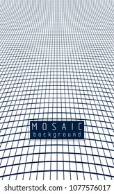 Abstract background of dimensional 3d low poly mesh vector illustration, lattice surface.