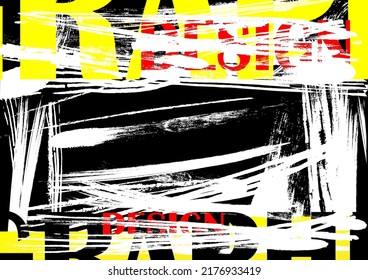 Abstract background dirty paint flyer backdrop splash art graphic design pattern vector illustration

