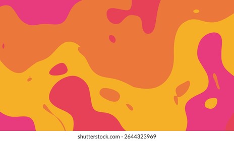 Abstract background displays flowing shapes creating vibrant design backdrop