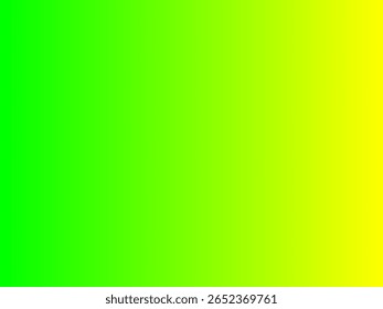 The abstract background displays a smooth gradient from bright lime green on the left side to bright yellow on the right side, creating a fresh and energetic color transition.