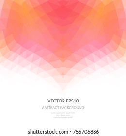 Abstract background of distorted geometrical shapes. The curvature of space. Flowing lines.