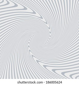 Abstract background of distorted lines in grey and white