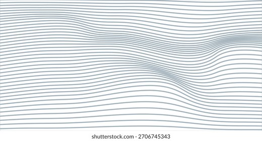 Abstrakter Hintergrund mit verzerrter, flüssiger, wellenförmiger Textur. Retro psychedelisches Linienmuster