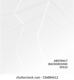 Abstract background with the distortion of space. Monochrome image.