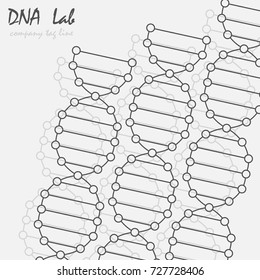 Abstract background dna