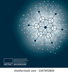 Abstract background dna molecule medicine science