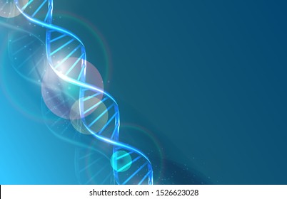 Abstract background with dnk spiral for information and medicine template. Vector Illustration EPS10