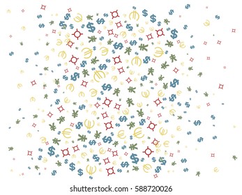 Abstract background for documents, bank signs currency.