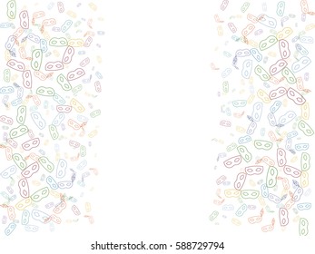 Abstract background for documents, carnival masks. Color vector illustration.