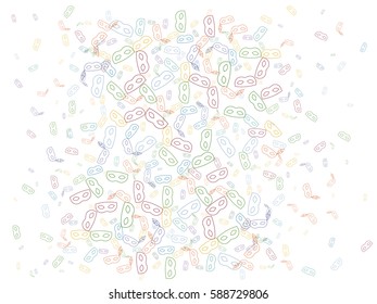 Abstract background for documents, carnival masks. Color vector illustration.