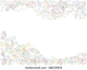 Abstract background for documents, carnival masks. Color vector illustration.