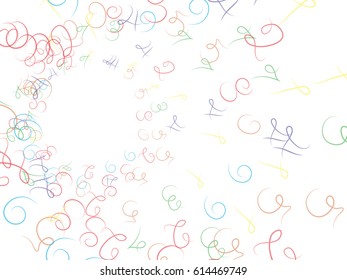 Abstract background for documents. Color numbers. Vector illustration.