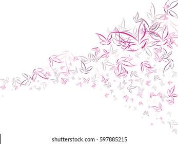 Abstract background for documents, colored butterfly. Colored Vector illustration.