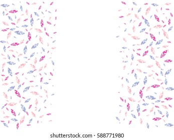 Abstract background for documents with colorful leaves. Color vector illustration.