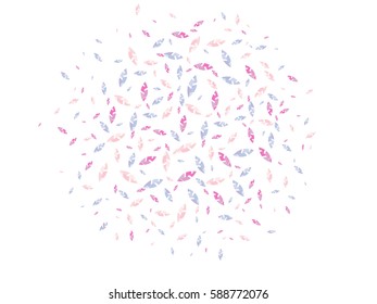 Abstract background for documents with colorful leaves. Color vector illustration.