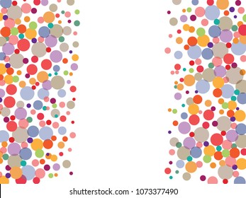 Abstract background for documents. Confetti. Colored Vector illustration.