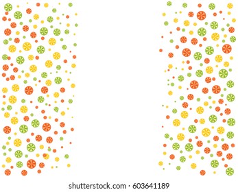 Abstract background for documents lemon, orange. Color vector illustration