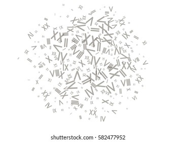 Abstract background for documents Roman numbers