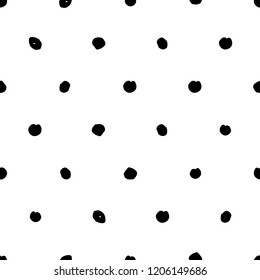 Abstract background with doodle dots. Modern stylish texture. Freehand drawing points vector. Simple graphic design.