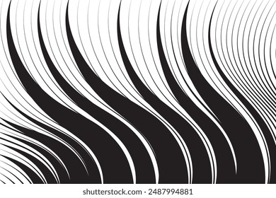 Abstract background doodle floralin black and white. A page for coloring book: fascinating and relaxing job for children and adults. Zentangl