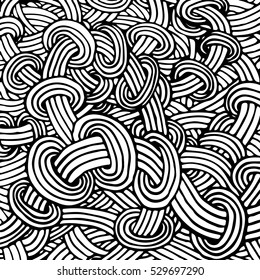 Abstract background with doodle style, zen tangle for you design or adult coloring book